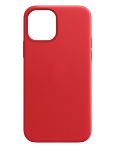 Чехол для APPLE iPhone 12 Pro Max Leather Case with MagSafe Red MHKJ3ZE/A