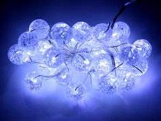 Гирлянда Kaemingk Шарики-Кракле 30 LED-огней 3+3m Cold White 1050855 / 168797