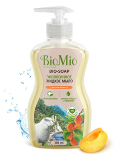 Жидкое мыло BioMio Bio-Soap с маслом абрикоса 300ml 4011176