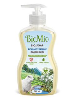 Жидкое мыло антибактериальное BioMio Bio-Soap с маслом чайного дерева 300ml 4011985