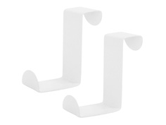 Двухсторонний крючок для дверей и шкафов Gromell Stur (2 шт) White 77M07025
