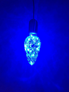 Светящееся украшение Светодиодная лампа Espada Шишка Light Blue E-E27NYC35B