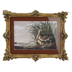 Картина Glasar в прямоугольной раме две птицы на берегу, 39x3x31 см ГЛАСАР