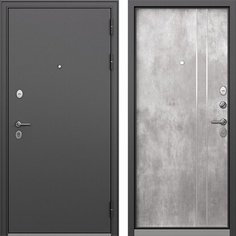 Входная дверь Роял черный шелк правая 205x86 см Без бренда