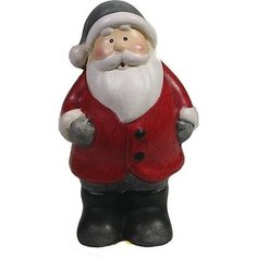 Фигурка Дед Мороз в сером колпаке 7 см Без бренда