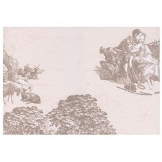 Керамическое панно Керамин Пастораль 3 тип 2 бежевое 40х27,5 см