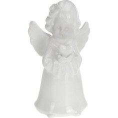 Статуэтка Ангел белая 11,5х6 см Без бренда