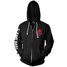Толстовка Cyberpunk 2077 Biggest Fan Zip-Up Hoodie - XL
