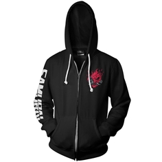 Толстовка Cyberpunk 2077 Biggest Fan Zip-Up Hoodie - S Biggest Fan Zip-Up Hoodie - S