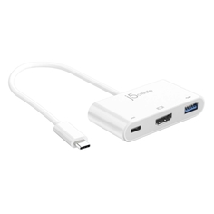Разветвитель для компьютера j5create USB-C HDMI и USB Type-A 3.0 PD (JCA379)