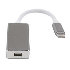 Переходник для MacBook Barn&Hollis Type-C - miniDP серый