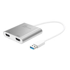 Разветвитель для компьютера j5create USB Type-A 3.0 - два HDMI (JUA365)