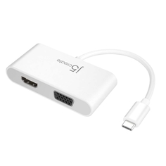 Разветвитель для компьютера j5create USB-C - VGA HDMI (JCA174)