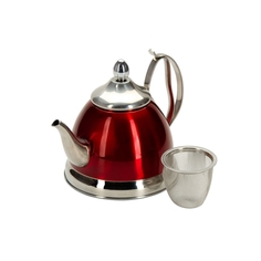 Чайник REGENT inox 94-1508 Promo 0,8л заварочный с ситечком, красный