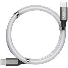 Кабель Deppa USB-C-USB-C, USB 2.0, 1.5 м, серый