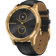 Смарт-часы Garmin Vivomove Luxe Leather Black (010-02241-22)