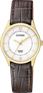 Японские наручные женские часы Citizen ER0203-00B. Коллекция Classic