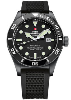 Швейцарские наручные мужские часы Swiss military SMA34075.05. Коллекция Diver