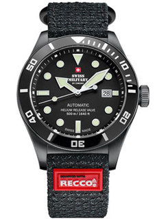 Швейцарские наручные мужские часы Swiss military SMA34075.05.R. Коллекция Diver