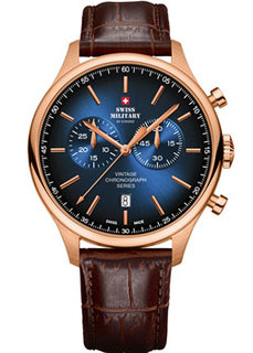 Швейцарские наручные мужские часы Swiss military SM30192.09. Коллекция Vintage