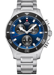 Швейцарские наручные мужские часы Swiss military SM34067.11. Коллекция Sports