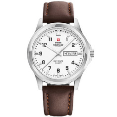 Швейцарские наручные мужские часы Swiss military SM34071.02. Коллекция Day Date