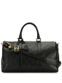 Chanel Pre-Owned сумка Cosmos Line 1992-го года с ремешком и ручками