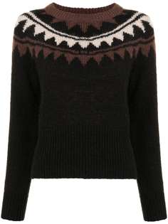 Cynthia Rowley джемпер с узором зигзаг