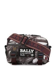 Bally сумка-мессенджер с графичным принтом