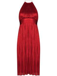 Maria Lucia Hohan плиссированное платье Cybele с вырезом халтер