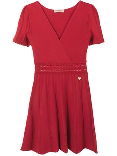 TWINSET платье с V-образным вырезом