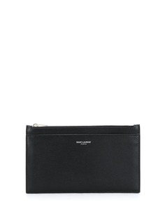 Saint Laurent клатч на молнии