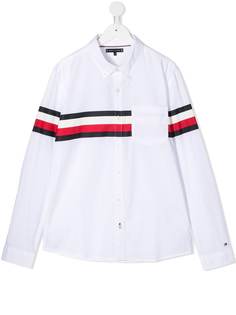 Tommy Hilfiger Junior футболка с длинными рукавами и логотипом