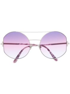 TOM FORD Eyewear солнцезащитные очки Dolly в круглой оправе