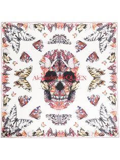 Alexander McQueen платок с принтом