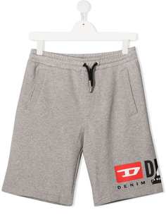 Diesel Kids спортивные шорты с логотипом