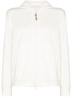 Brunello Cucinelli худи на молнии с длинными рукавами
