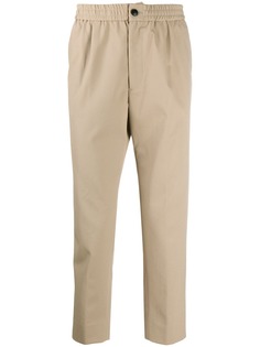 AMI Paris укороченные брюки прямого кроя