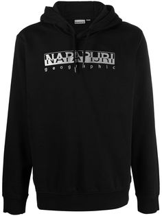 Napapijri толстовка с капюшоном и вышитым логотипом