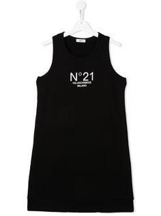 Nº21 Kids платье без рукавов с логотипом