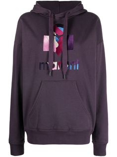 Isabel Marant Étoile худи с кулиской и вышитым логотипом
