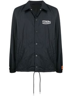 Heron Preston куртка-рубашка с логотипом