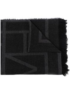 Totême шарф тонкой вязки с логотипом