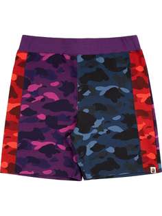 A BATHING APE® шорты Colour Camo Crazy