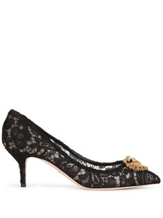 Dolce & Gabbana кружевные туфли-лодочки