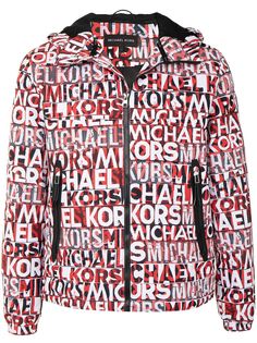 Michael Kors куртка с капюшоном и логотипом