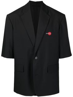 Balenciaga пиджак с короткими рукавами