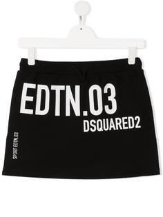 Dsquared2 Kids юбка с принтом