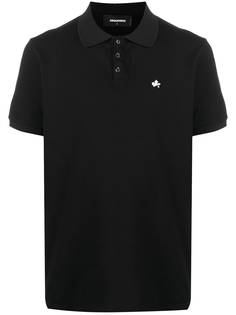 Dsquared2 рубашка поло с вышивкой