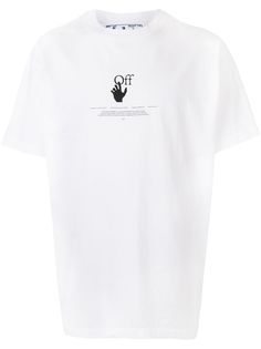 Off-White футболка с графичным принтом